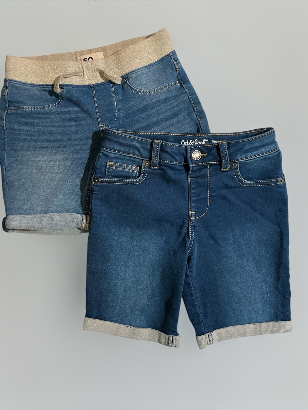 2 - Cat & Jack SO Stretch Denim Shorts 8
